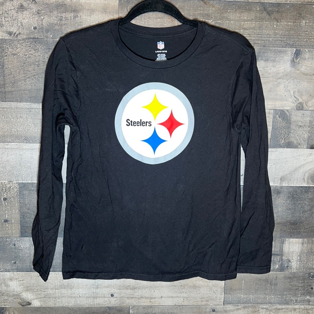 Black Long Sleeve NFL Steelers T-Shirt